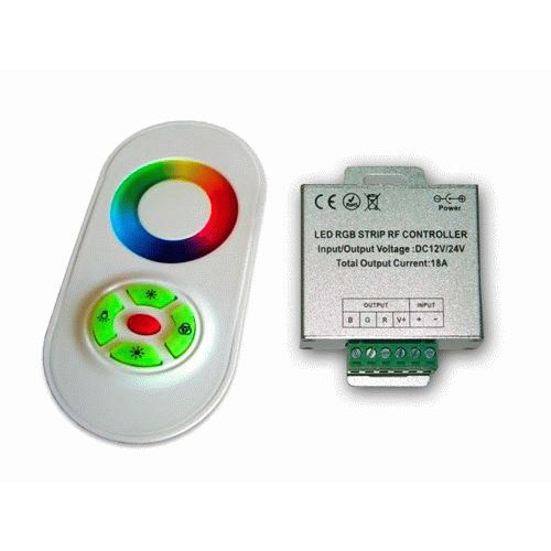 Контроллер RF RGB 18А White (Touch)